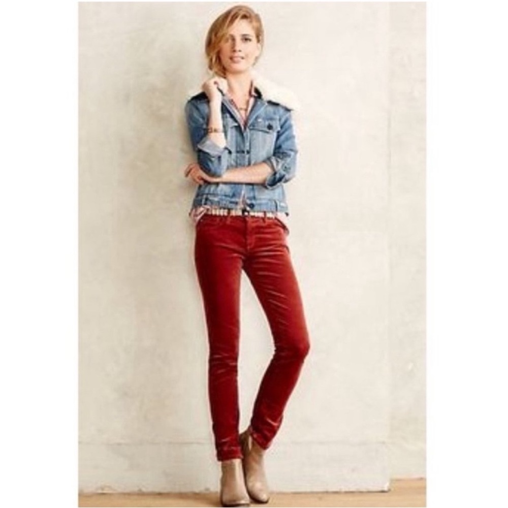 Anthropologie AG Adriano Goldschmied Cords Stevie Slim Straight